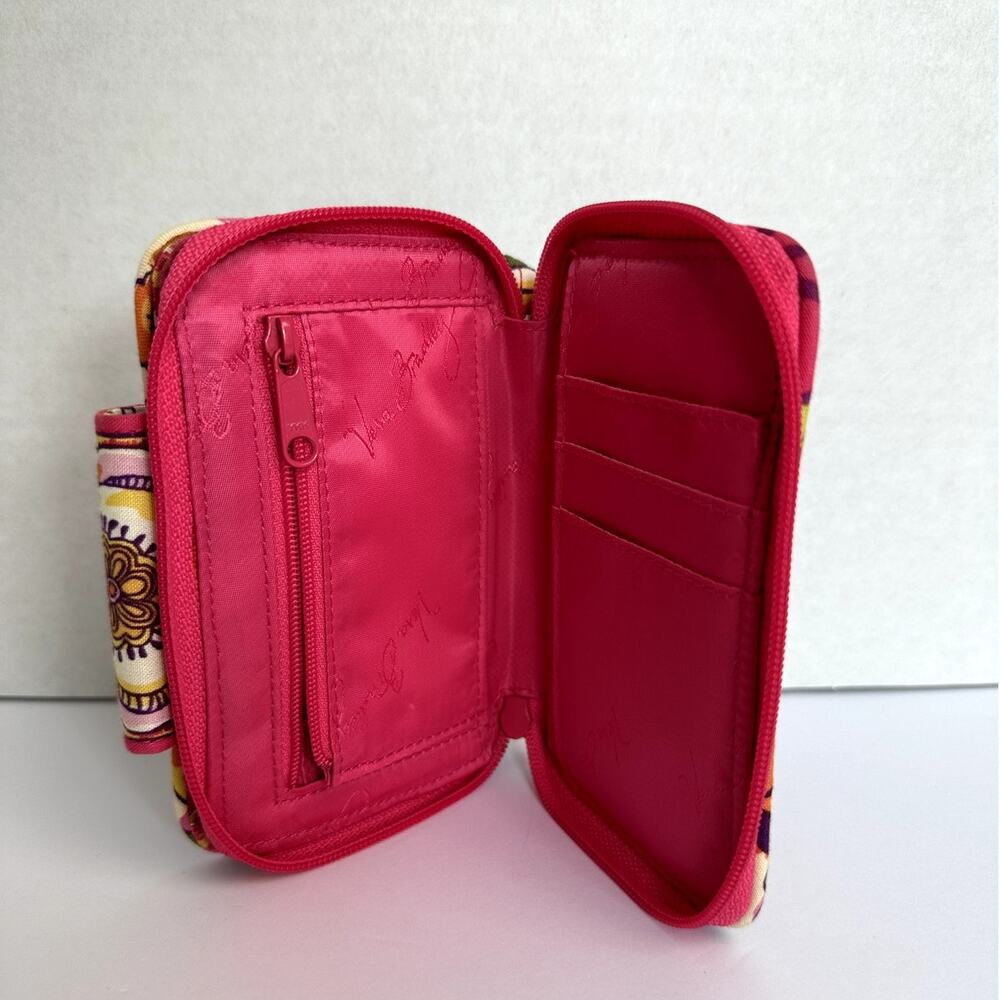 Vera Bradley All-in-One Wristlet Wallet Phone Case – Pink Multicolor Floral - Picture 4 of 4